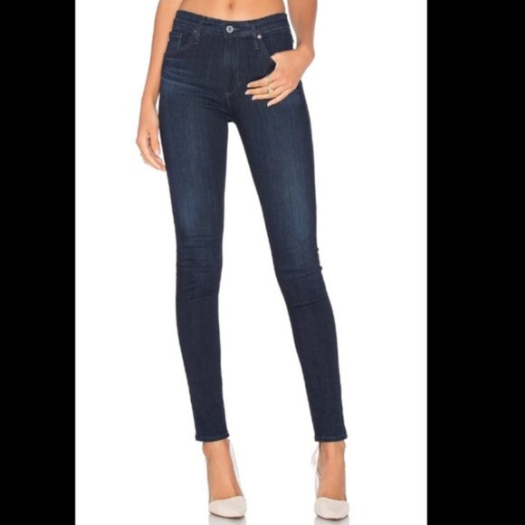 Adriano Goldschmied The Farrah Skinny Ankle Jeans Dark Wash Size 30 Regular - Picture 1 of 12